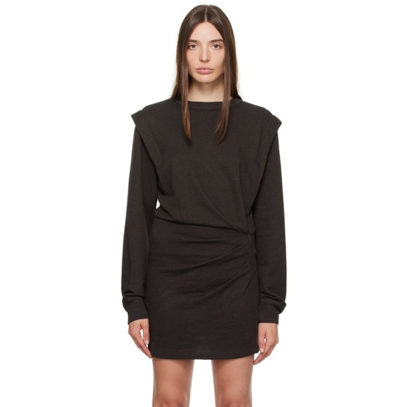ISABEL MARANT ETOILE Black Michaela Minidress Size 6 NWOT - Picture 1 of 9